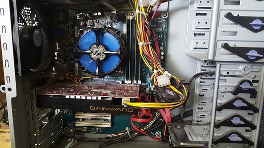 Компьютер i5-660 БУ внутри