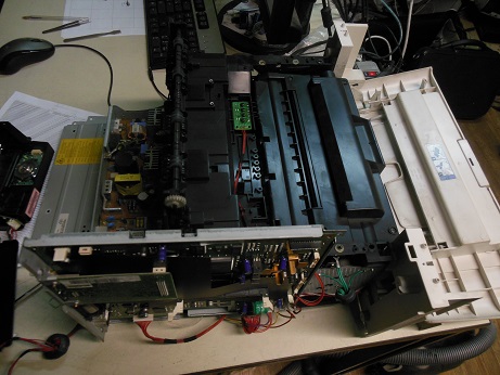 разборка для ремонта лазера Xerox PE 120i