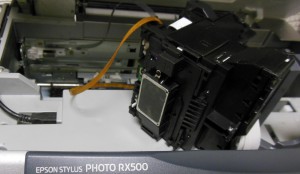 чистка головки Epson RX500