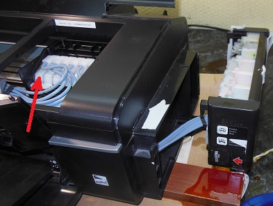 ремонт СНПЧ принтера Epson L800