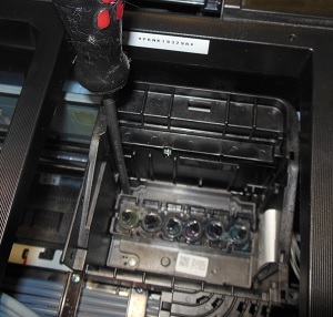 снятие печатающей головки Epson L800