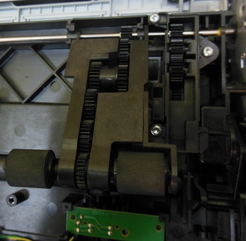 Ремонт захвата бумаги струйных принтеров HP
