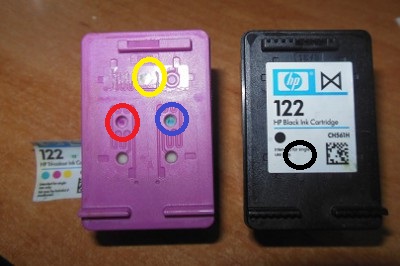 Заправка картриджей HP 122