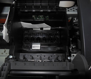 снимаем головку принтера Epson R200