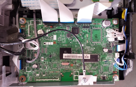 замена USB в МФУ Brother