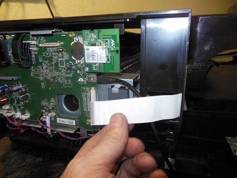 разборка HP Officejet 7610 снимаем шлейфы