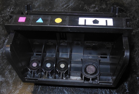 Устройство 4-цветной печатающей головки HP