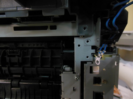 отсоединяем крепления сканера