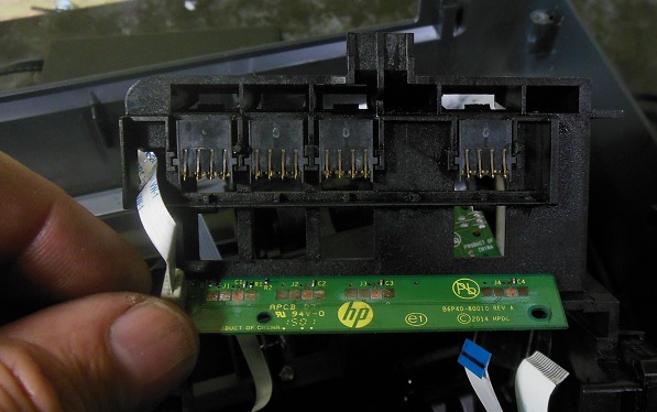 Струйный принтер HP не видит картриджи ремонт