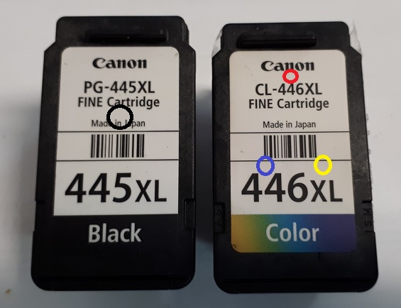 Как заправить картридж Canon PG-445 и CL-446