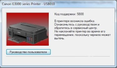 Струйный принтер не печатает