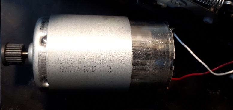неисправный двигатель TS5040 ошибка 5100