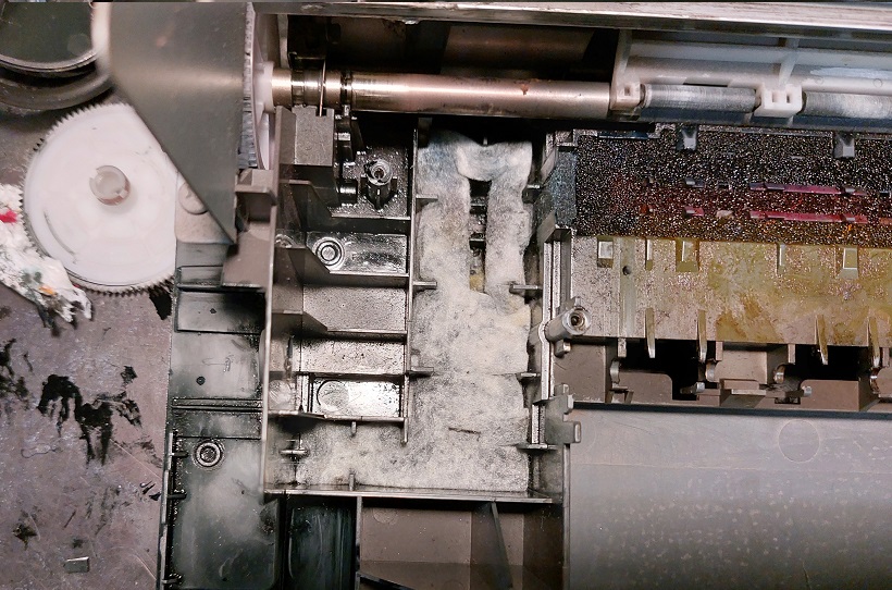 Промывка памперса в принтере Epson