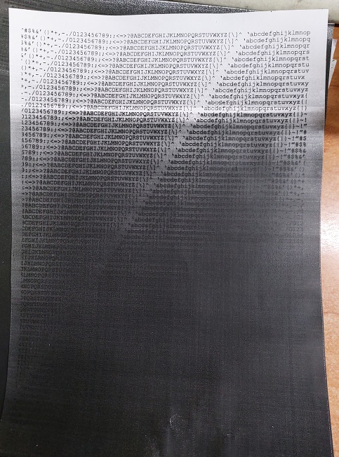 Samsung ML-1865 гнязно печатает - начало листа чистое