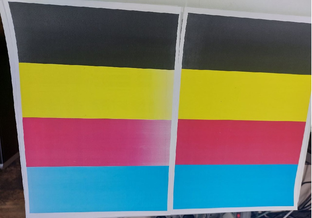 Цветовые искажения Canon MF651Cw - бледная печать по краям на всех цветах